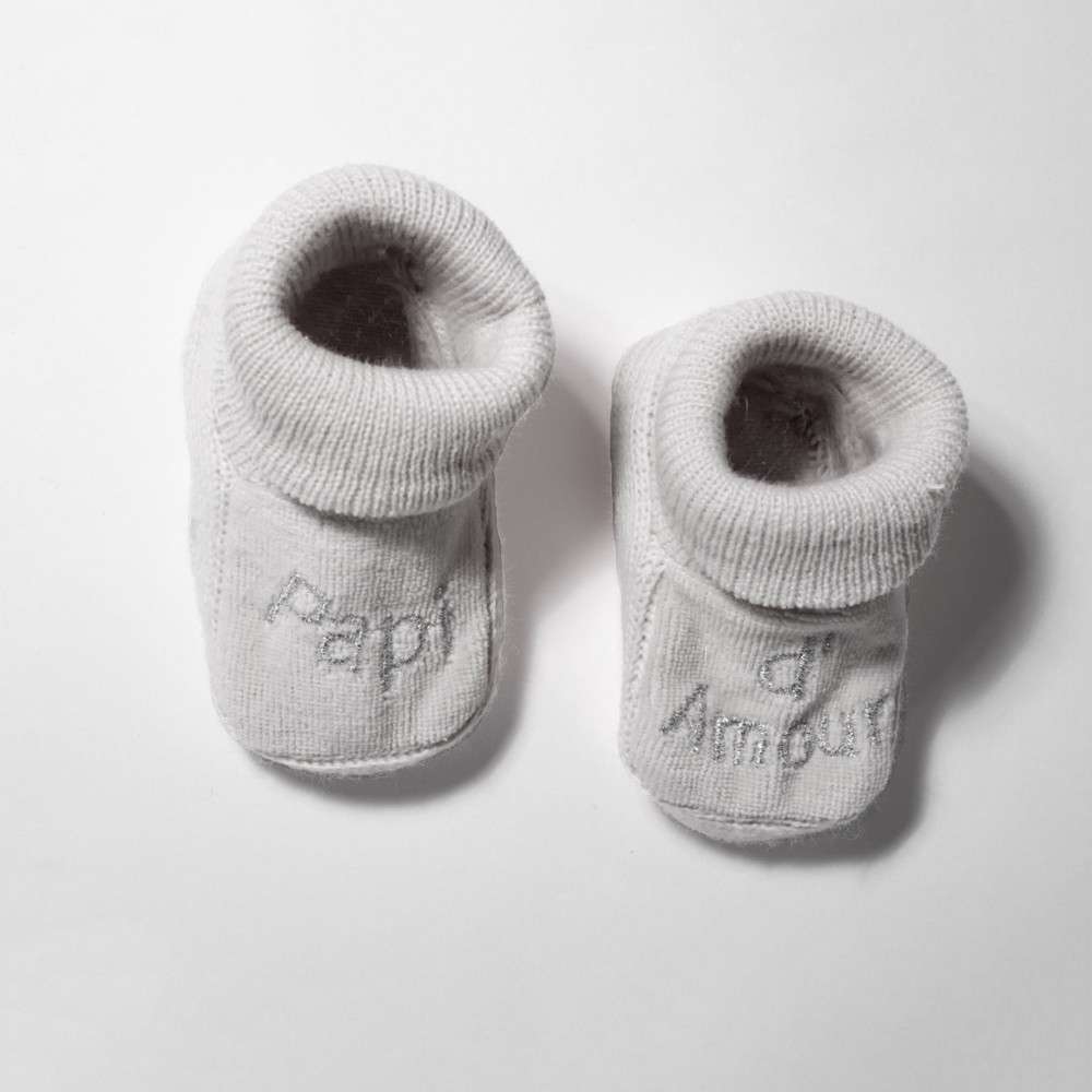 chausson bebe papa
