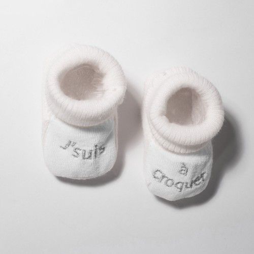 Chaussons Naissance En Velours Douillets Et Chauds
