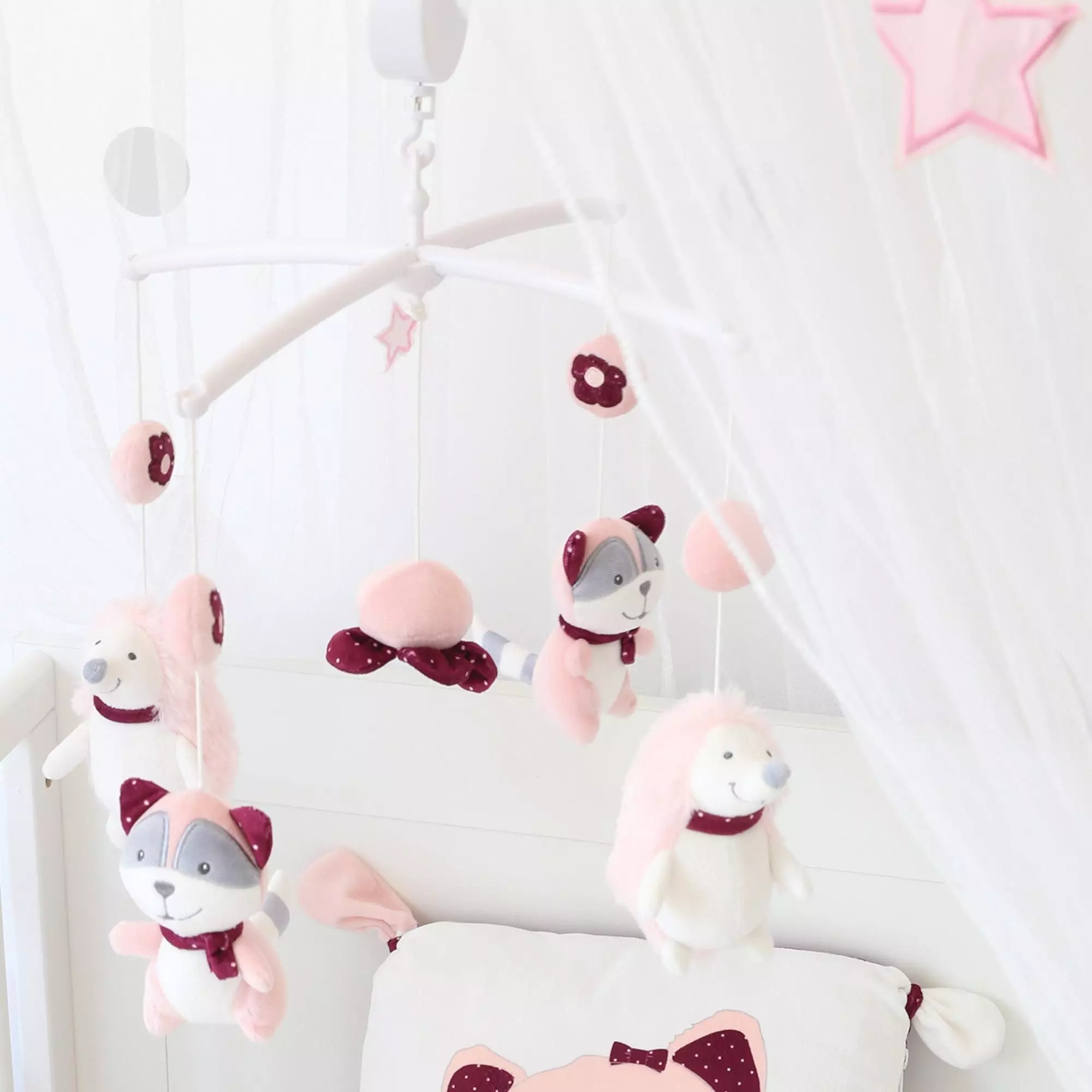 Mobile Musical Bebe Fille Kipic Olga 0 5 Mois