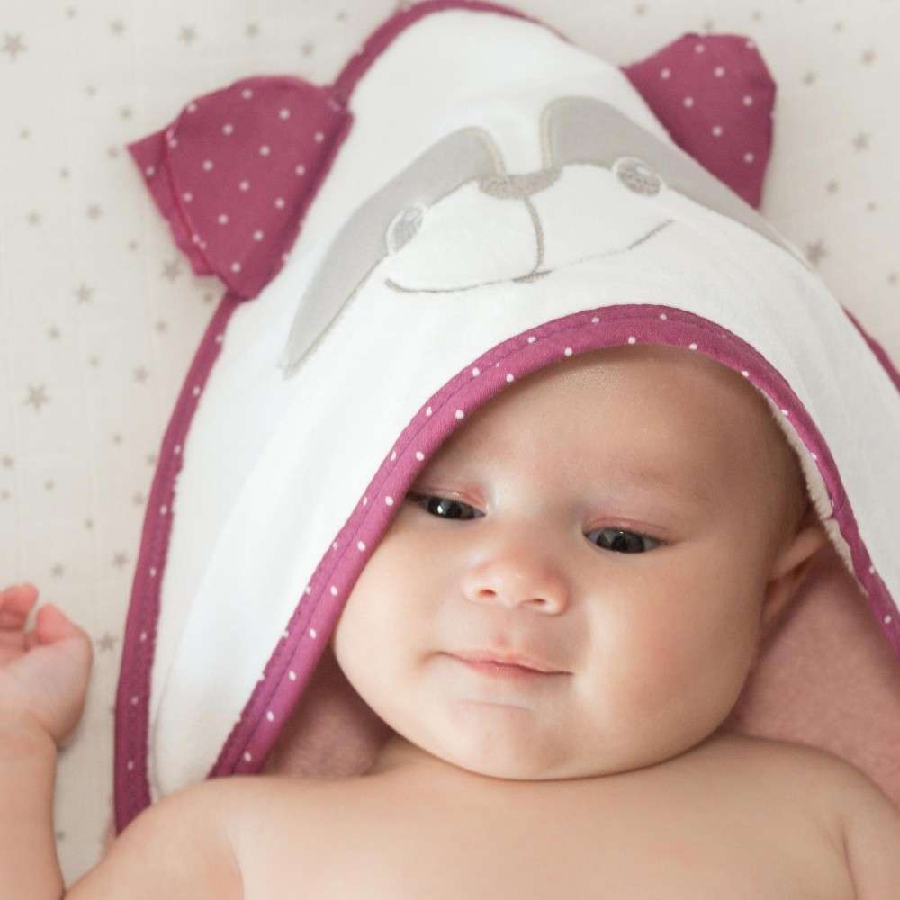 Cape De Bain Bebe Fille Kipic Olga 70x70 Cm