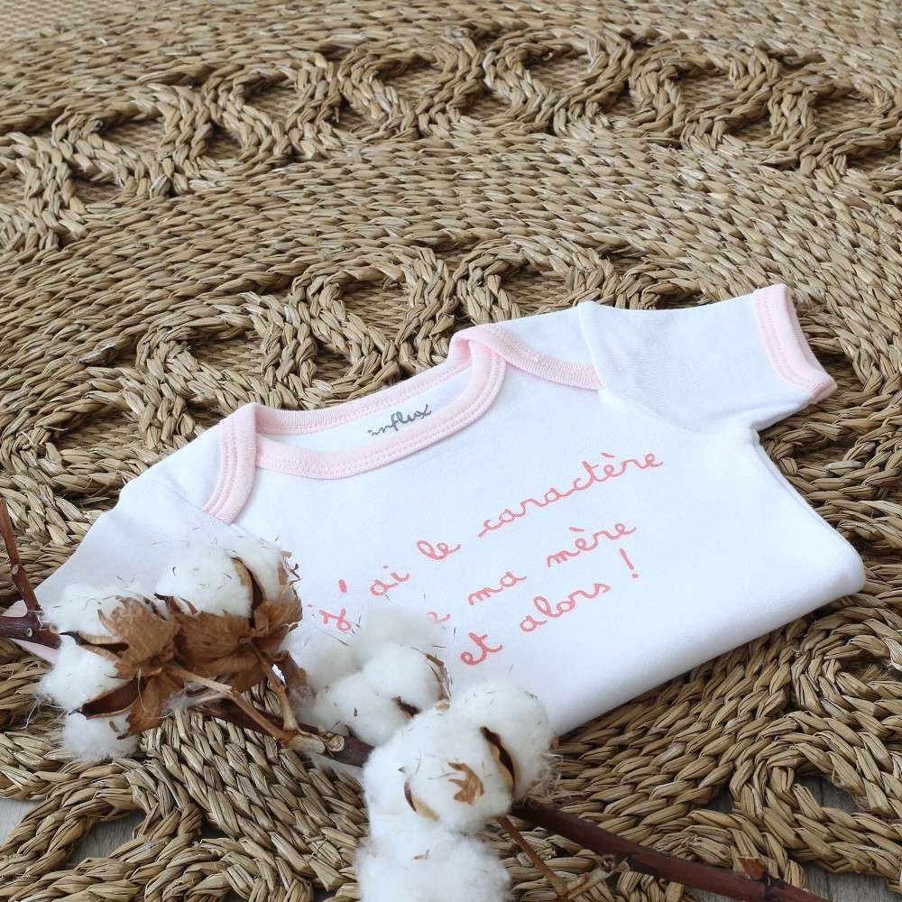 Body Manche Courte J Ai Le Caractere De Ma Mere Et Alors Pour Fille