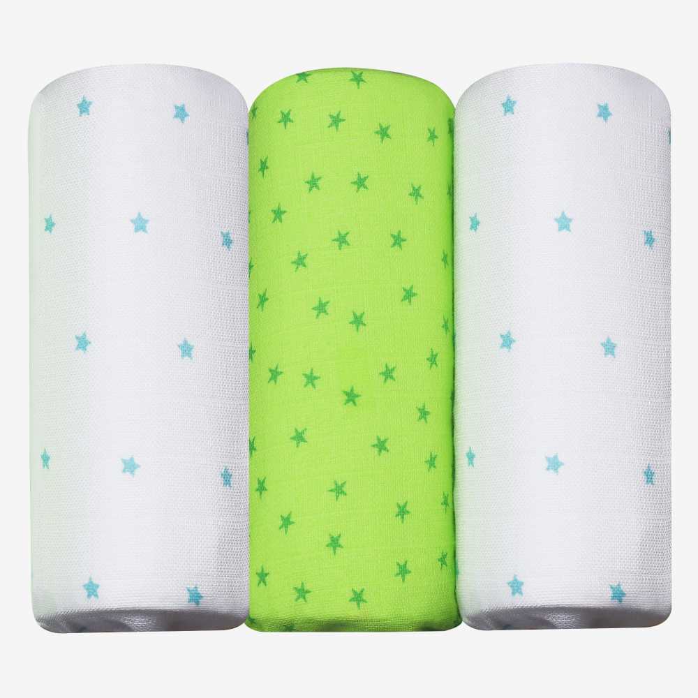 3 Baby Nappies Alix 70x70 Cm