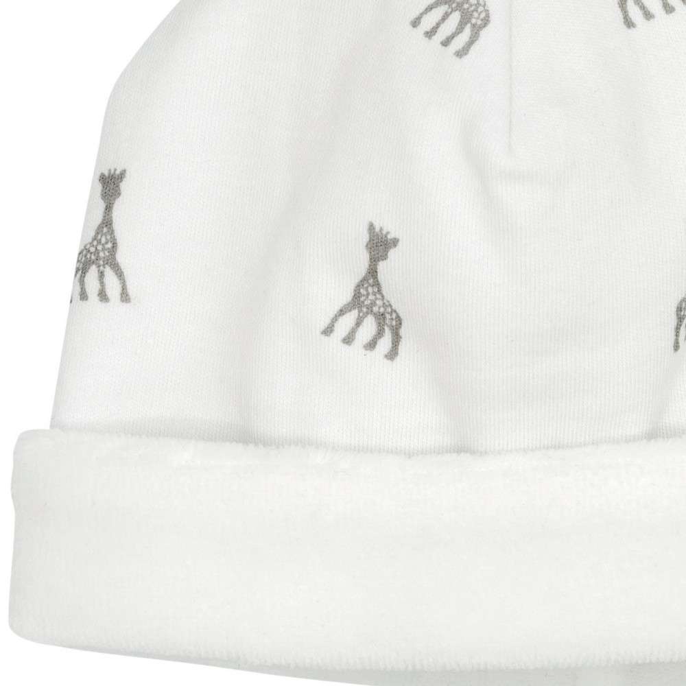 Cappellino nascita bimba Sophie la Girafe®- cotone rosa