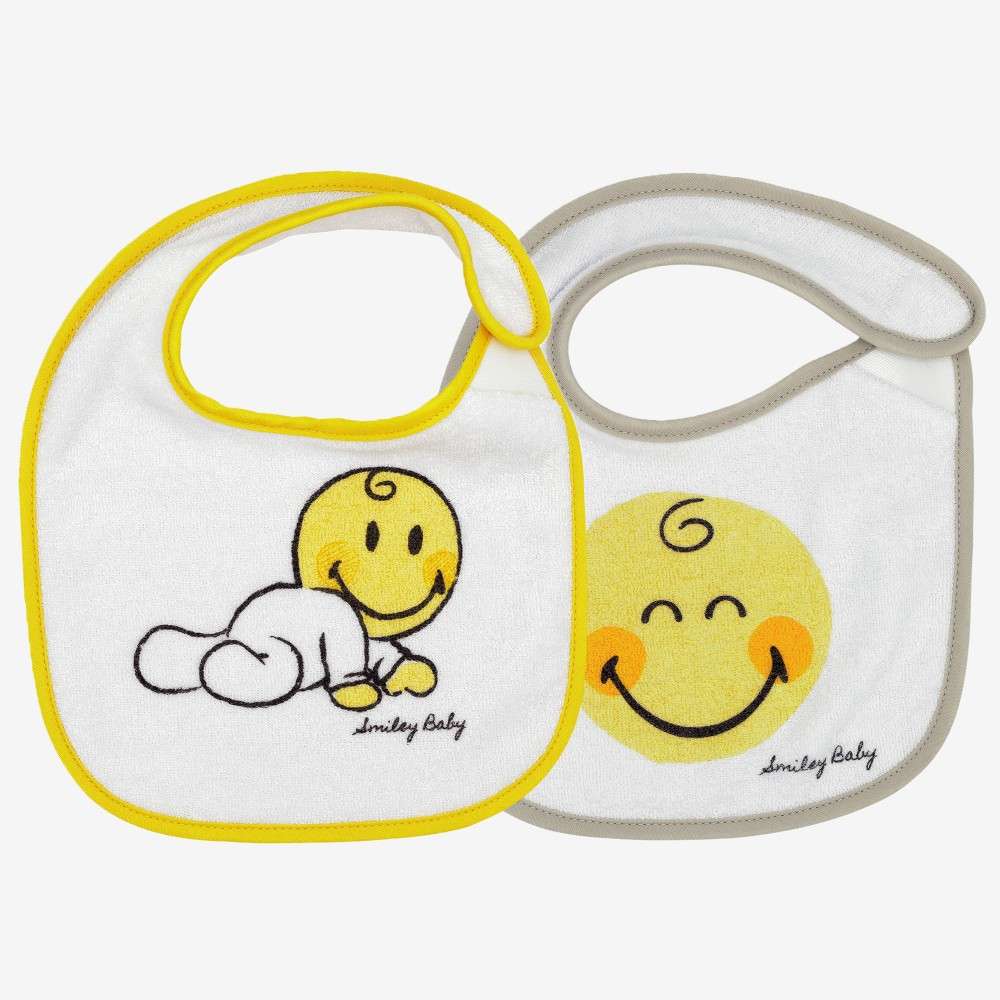 Bavoir Eponge Pour Bebe De La Naissance Jusqu A 4 Mois Licence Smiley