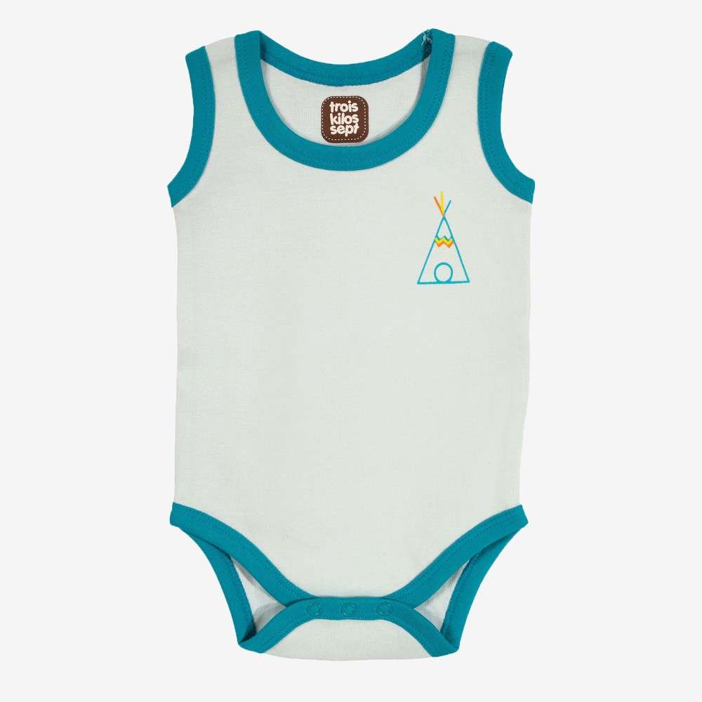 Body Bebe Sans Manche Bleu Ete Vetements Bebe Kinousses