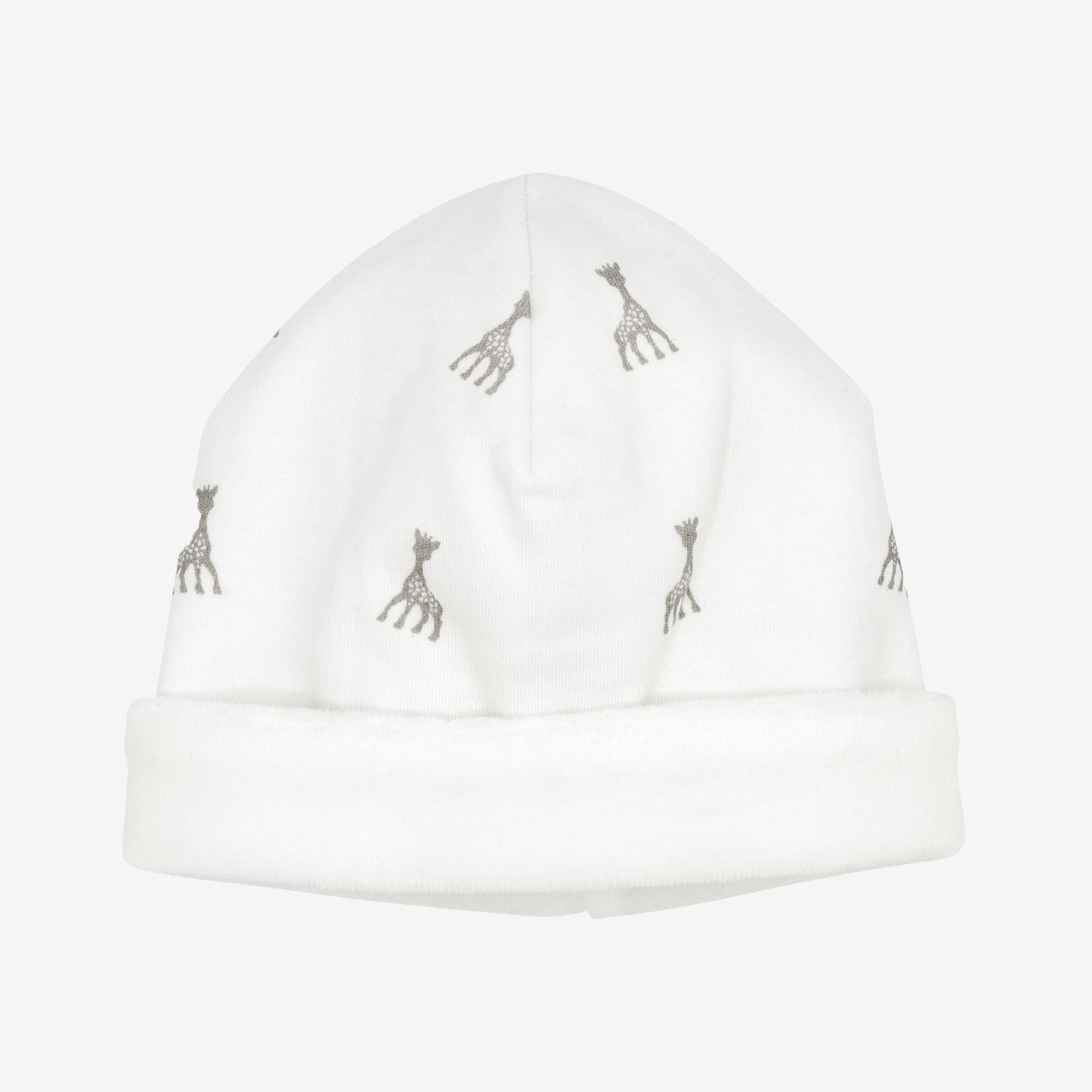 Cappellino nascita bimba Sophie la Girafe®- cotone rosa