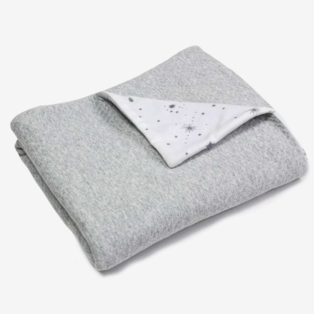 Couverture Bebe Martin Et Ses Copains Blanc Gris 75x100 Cm
