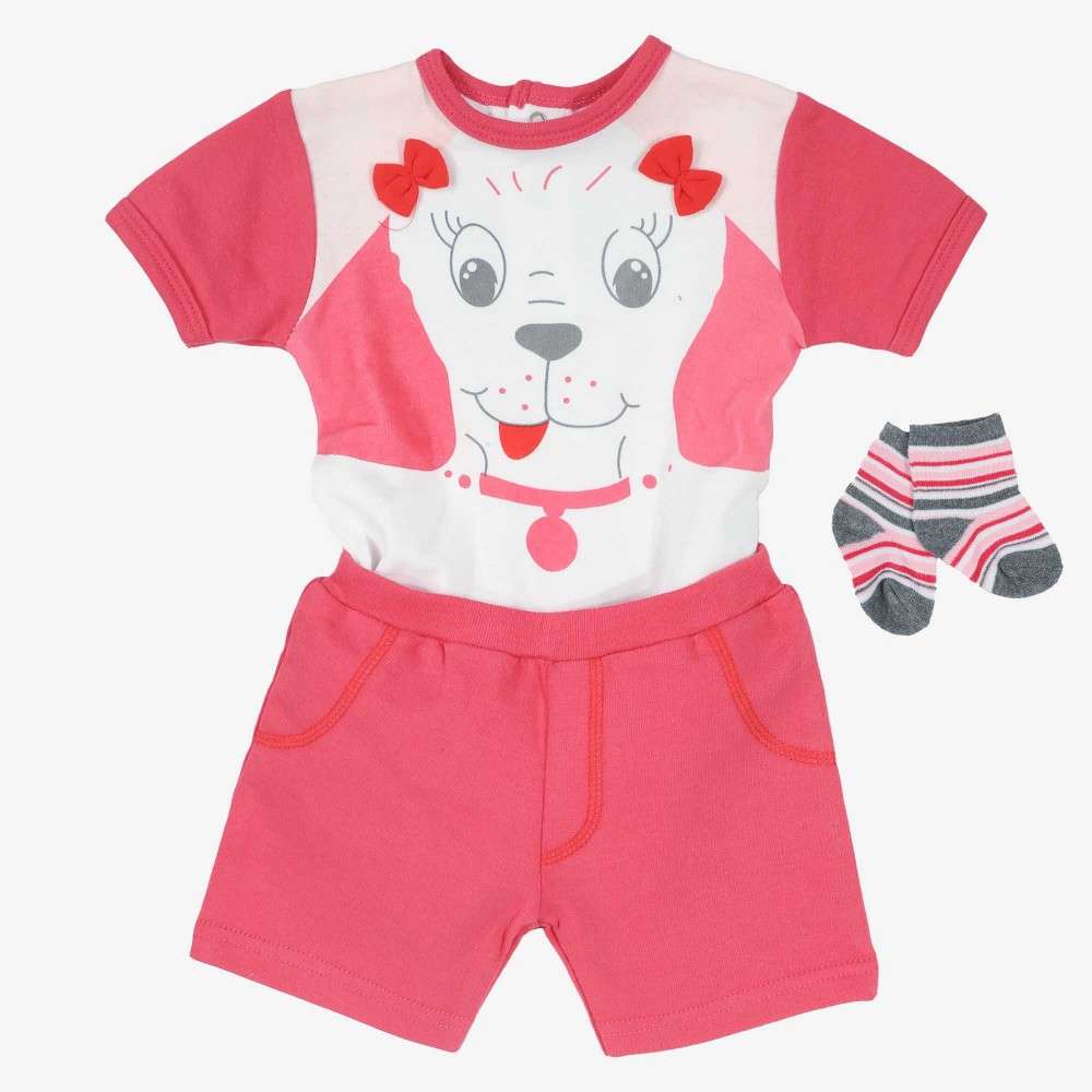 Body Ensemble 3 Pieces Pour Fille En Coton Vetement Bebe Kinousses