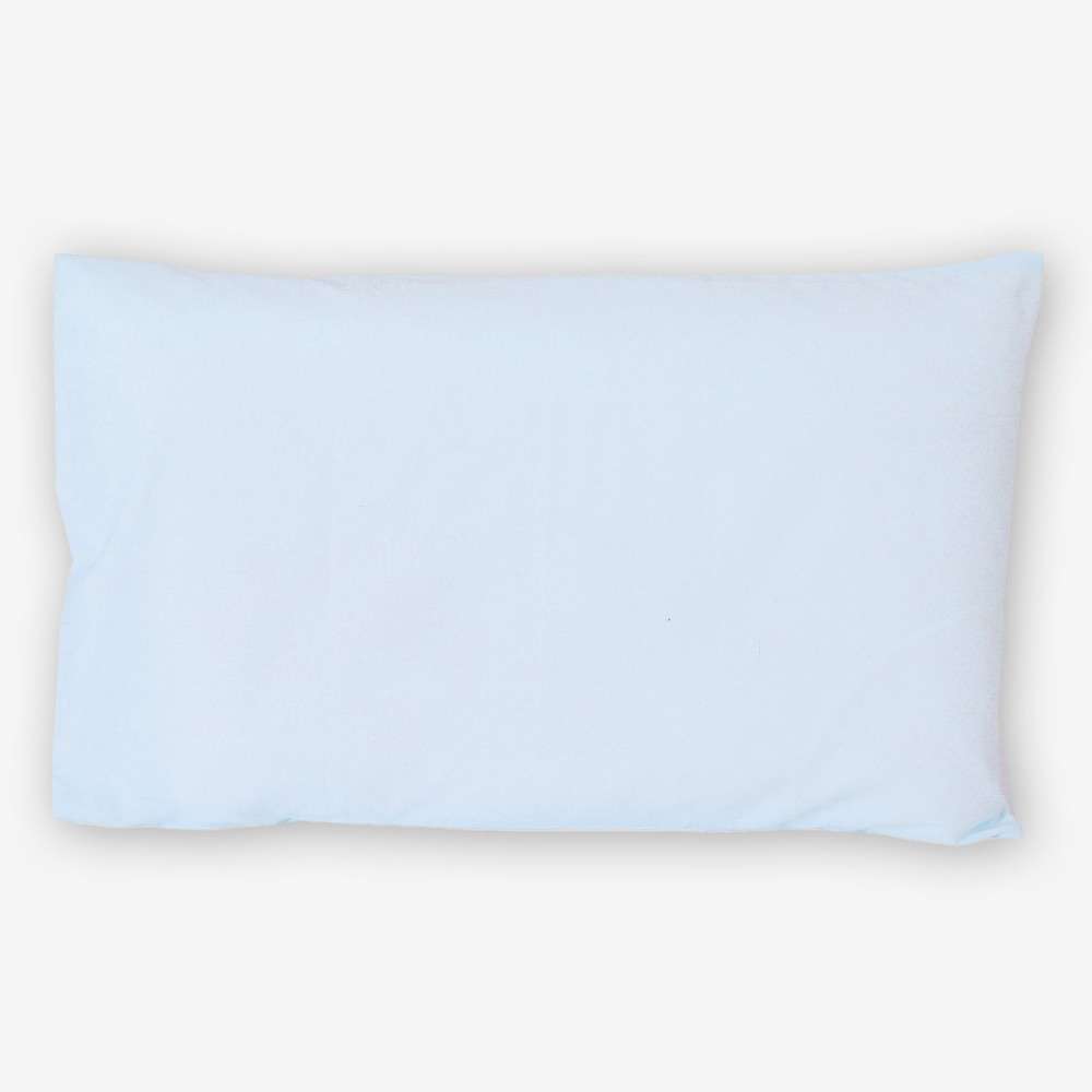 Taie D Oreiller Bebe En Coton Grise Unie 40x60 Cm Oeko Tex