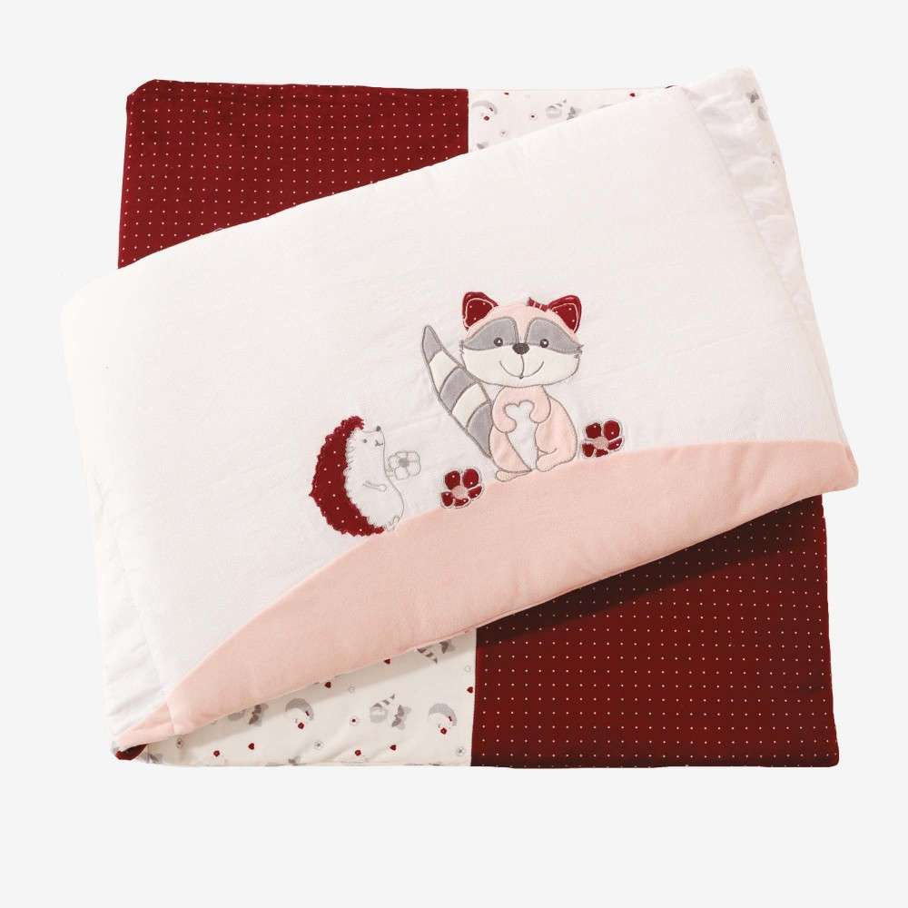 Tour De Lit Bebe Fille Kipic Olga 60x1 Et 70x140 Cm