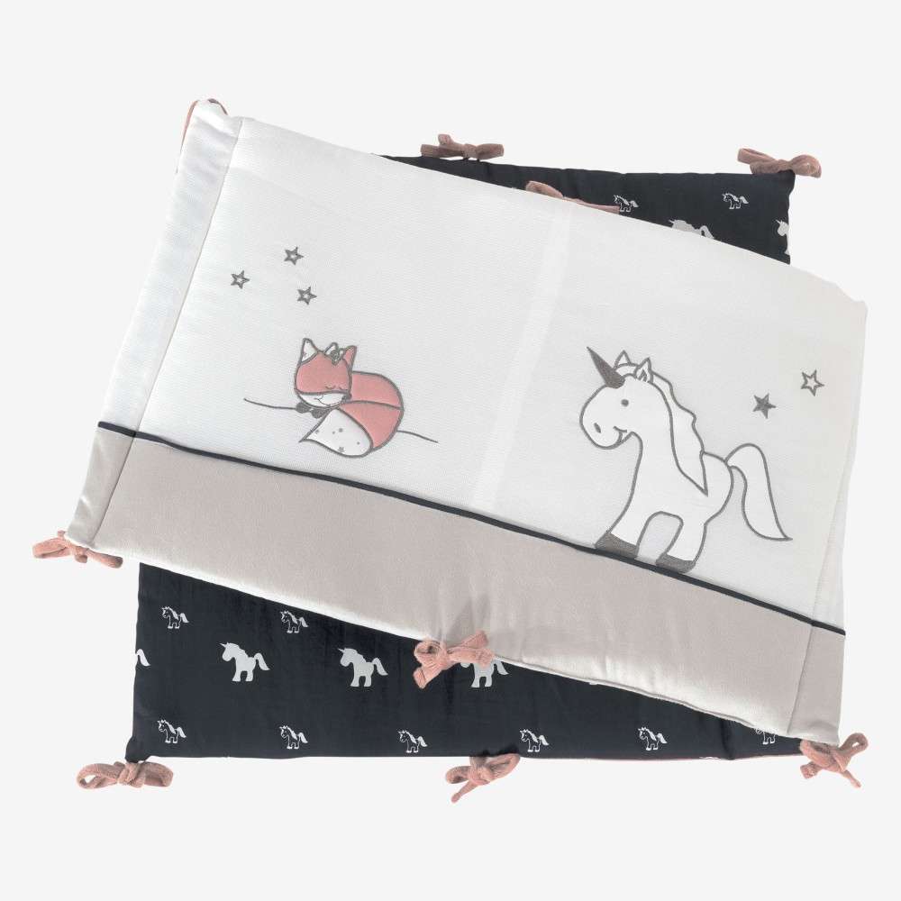 unicorn cot bumper