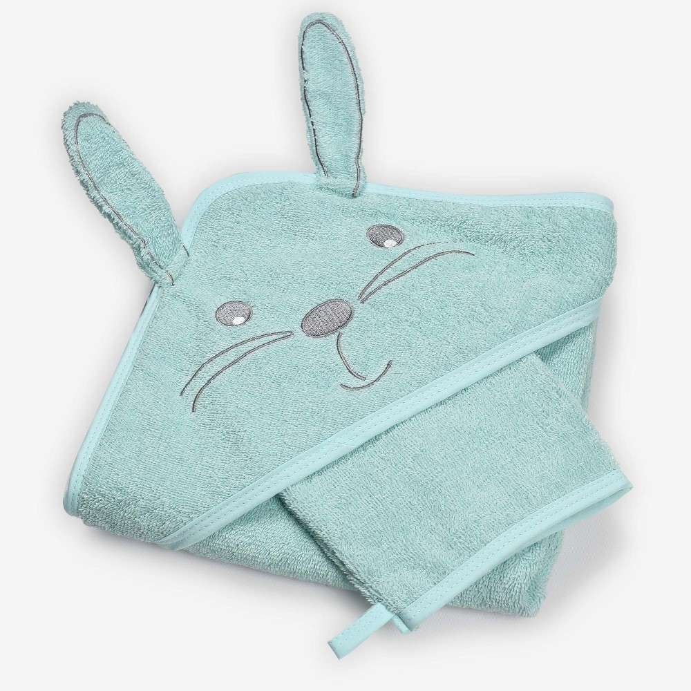 Sortie De Bain Bebe Lapinou Trois Kilos Sept Cape De Bain 70x70