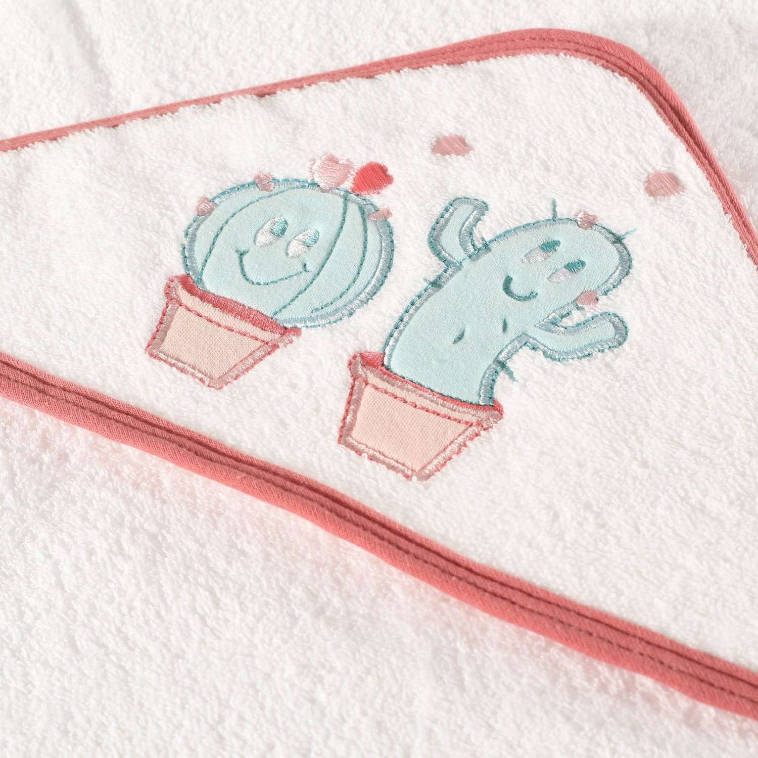 Sortie De Bain Bebe Fille Cactus Amoureux