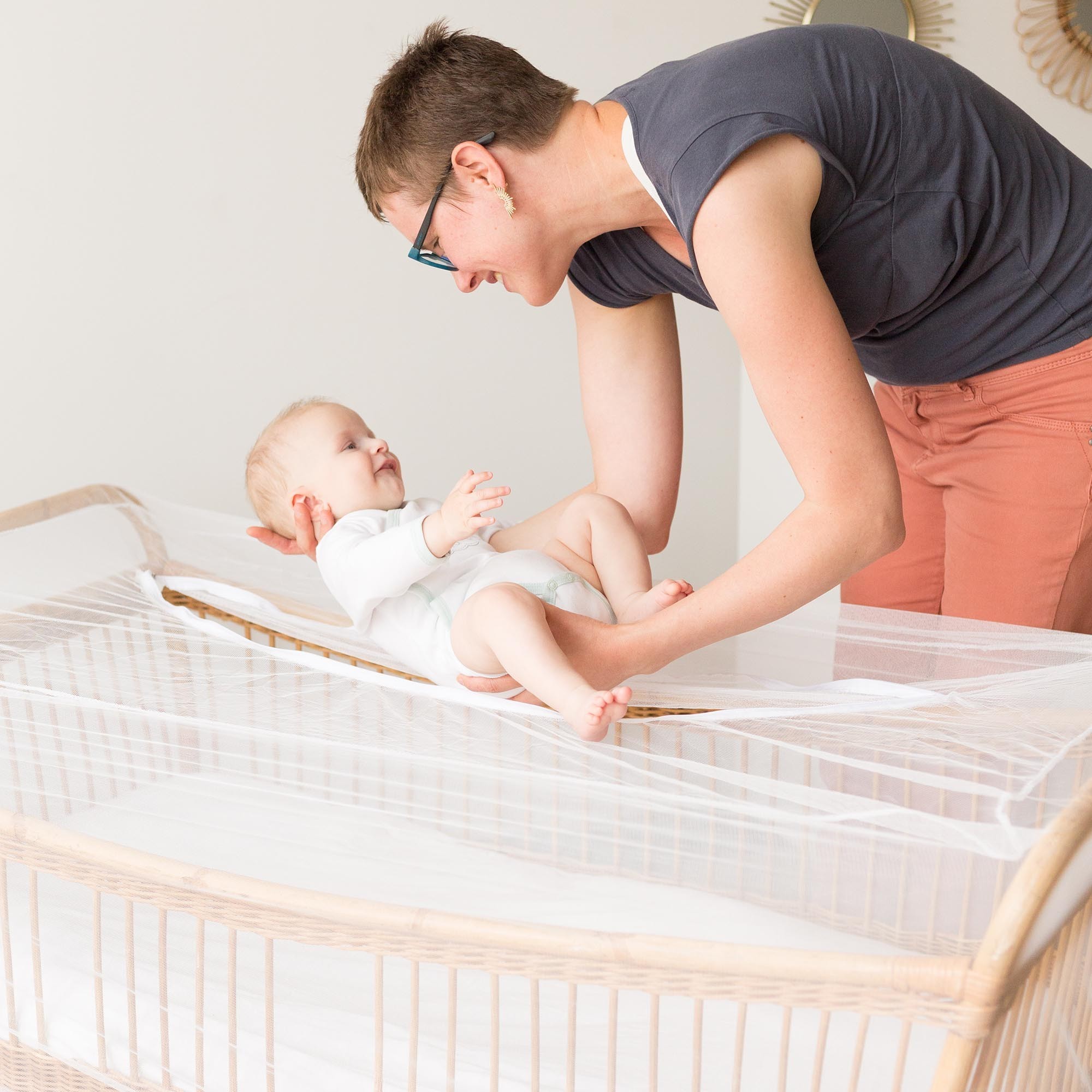 Moustiquaire Lit Bebe Avec Fermeture Eclair Special Lit Bebe