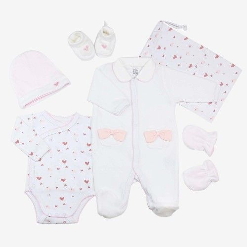 Kinousses Pyjama Naissance Petites étoiles 1 m Dors Bien Blanc 1 Mois Mixte bébé
