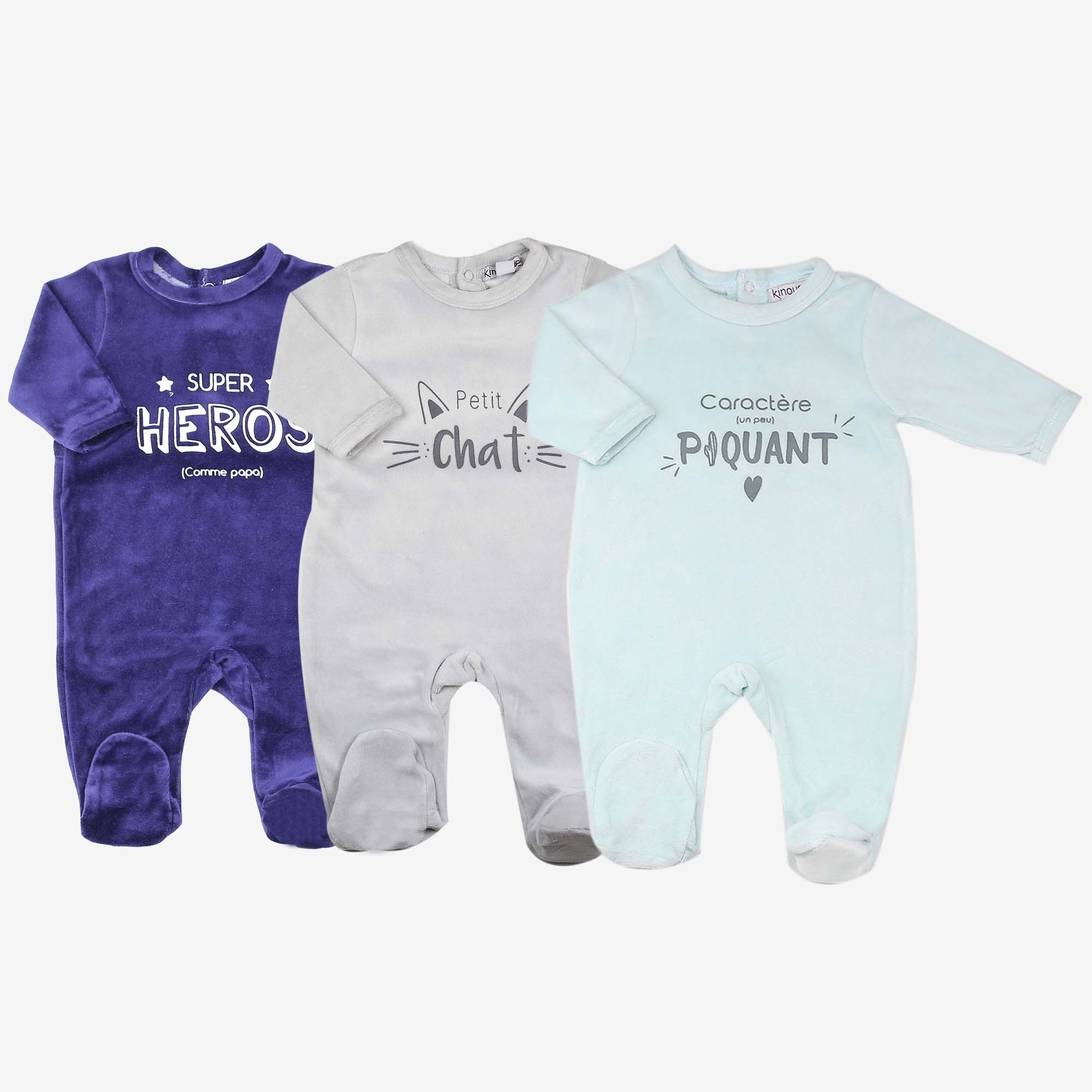 Lot De 3 Dort Bien Garcon Avec Une Ouverture Par Pressions Au Dos Pas Cher Lot De 3 Dort Bien Garcon Avec Une Ouverture Par Pressions Au Dos Pas Cher