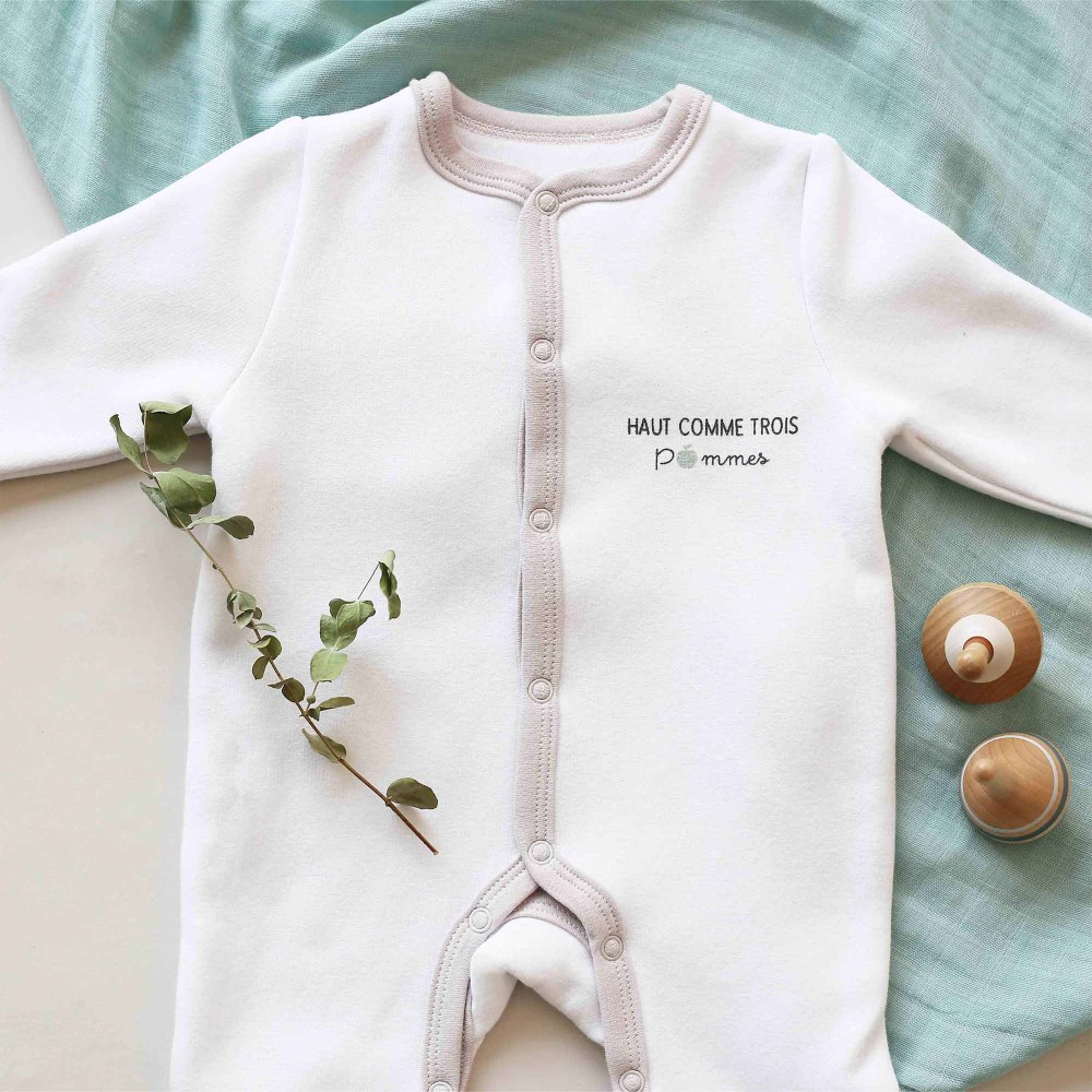 White Baby Fleece Pyjamas 48h Delivery