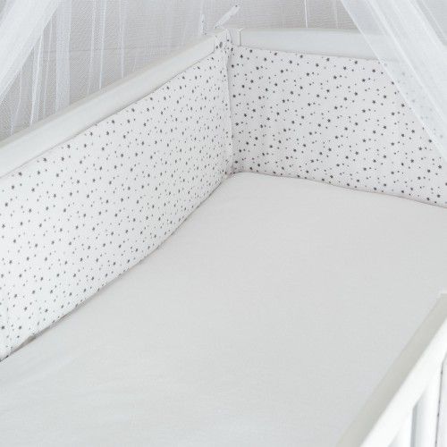 E4m Tour De Lit Bebe Tour De Lit Bebe 3 Cotes Mesure 210 X 30 Cm Double Rembourrage Hypoallergenique Coton Certifie Oeko Tex Made In Ue Koala Accessoires De Literie Bebe Puericulture