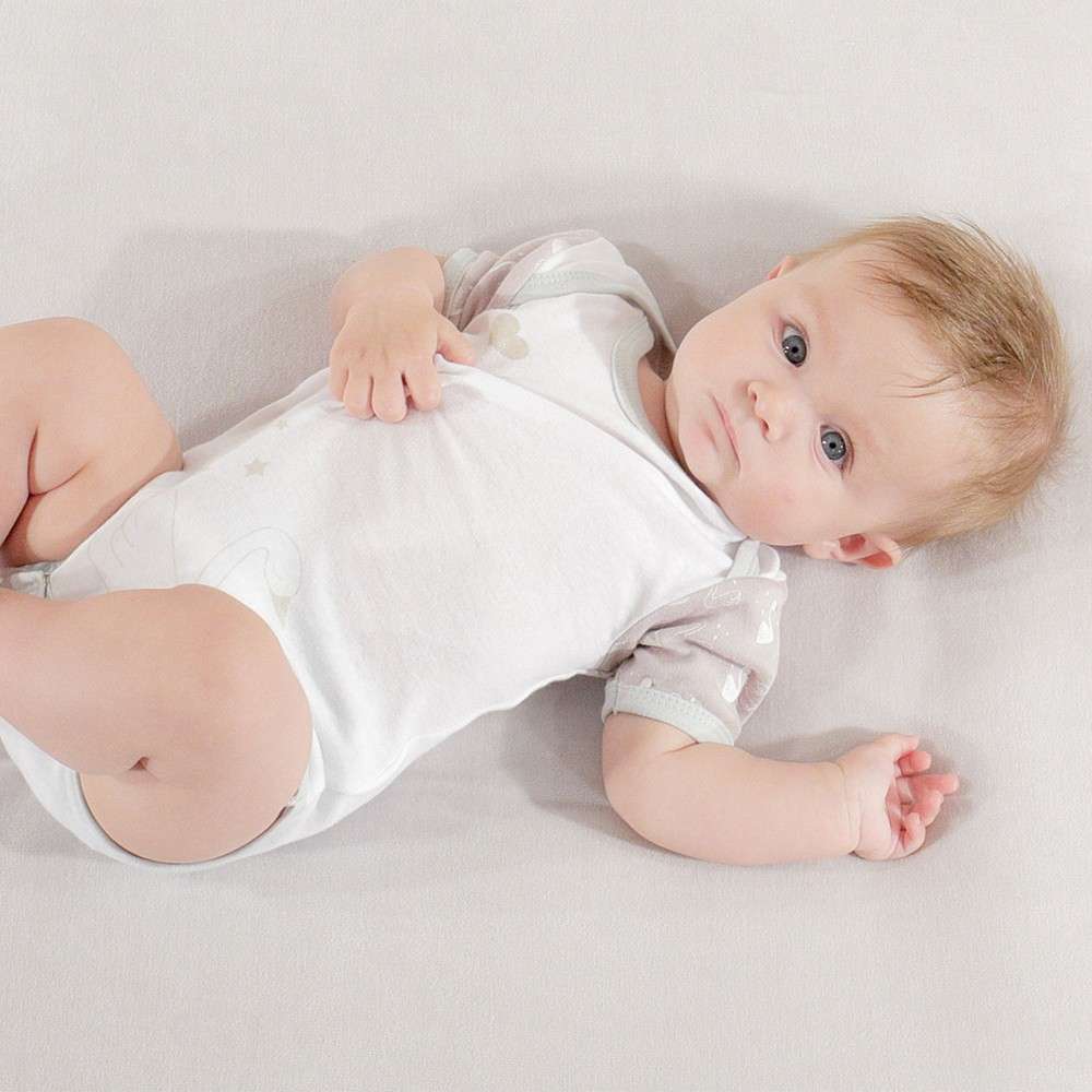 Short Sleeves Body X2 For Baby Girl From 3 To 24 Months