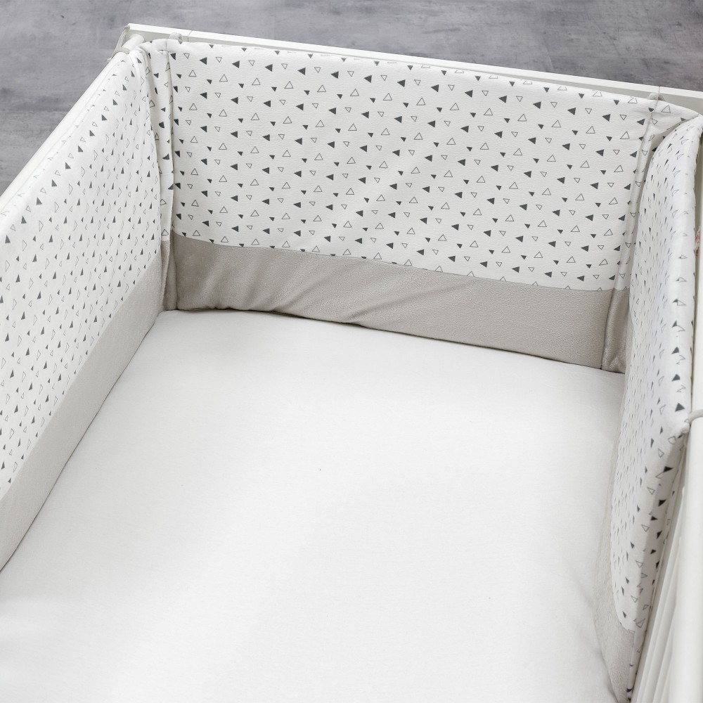 grey velvet cot