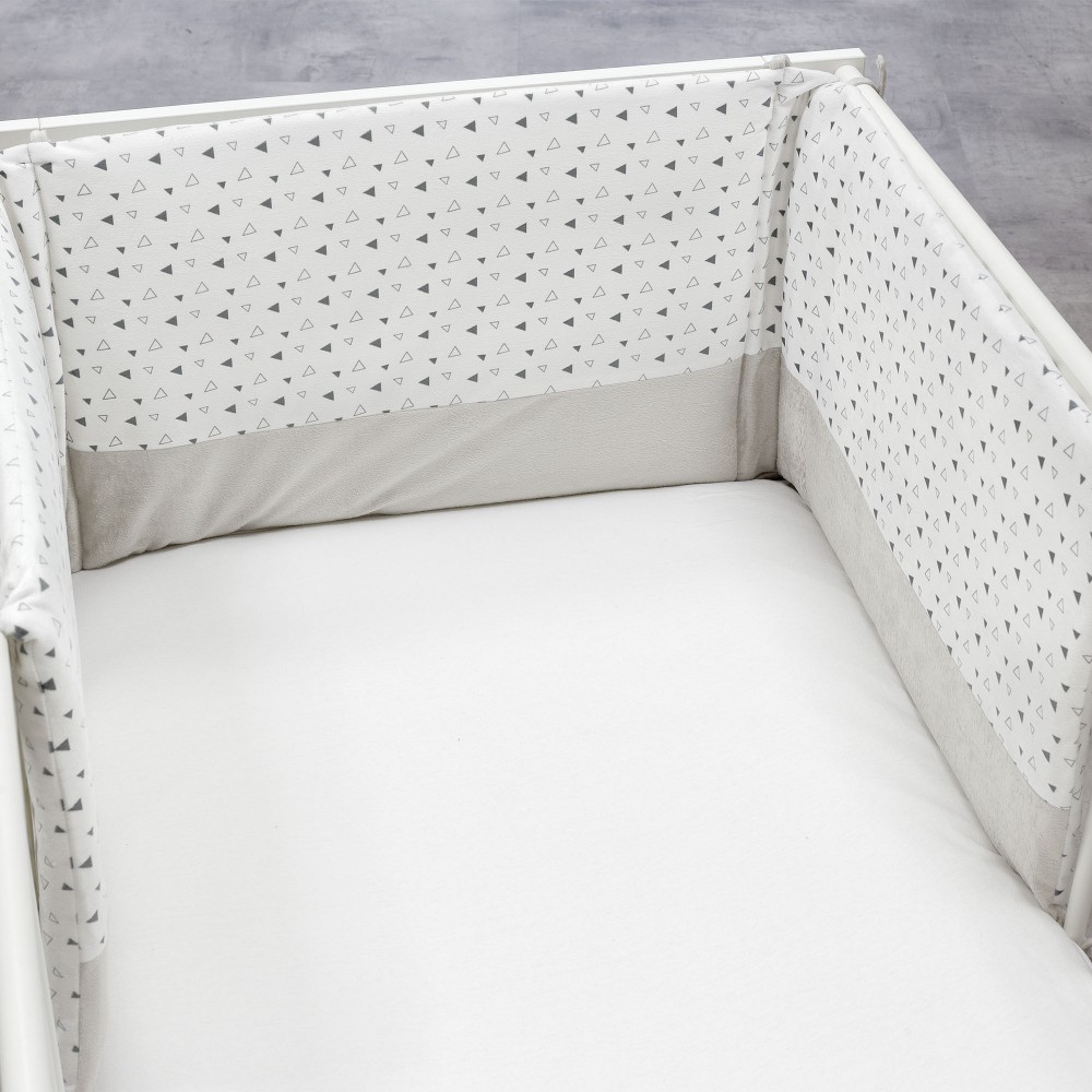 Velvet Cot Bumper For 70 X 140 And 60 X1 Beds