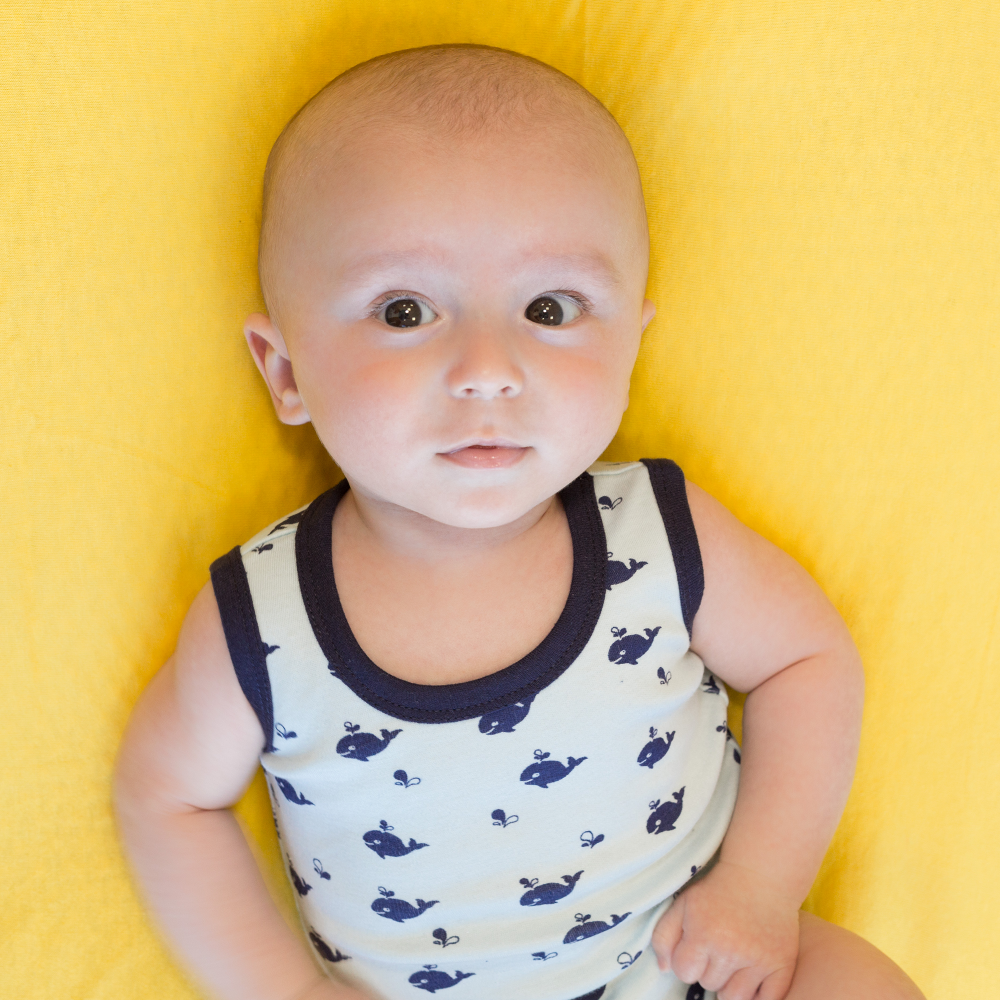 Body Sans Manche Bleu Ocean Pas Cher Vetements Pour Bebe Kinousses