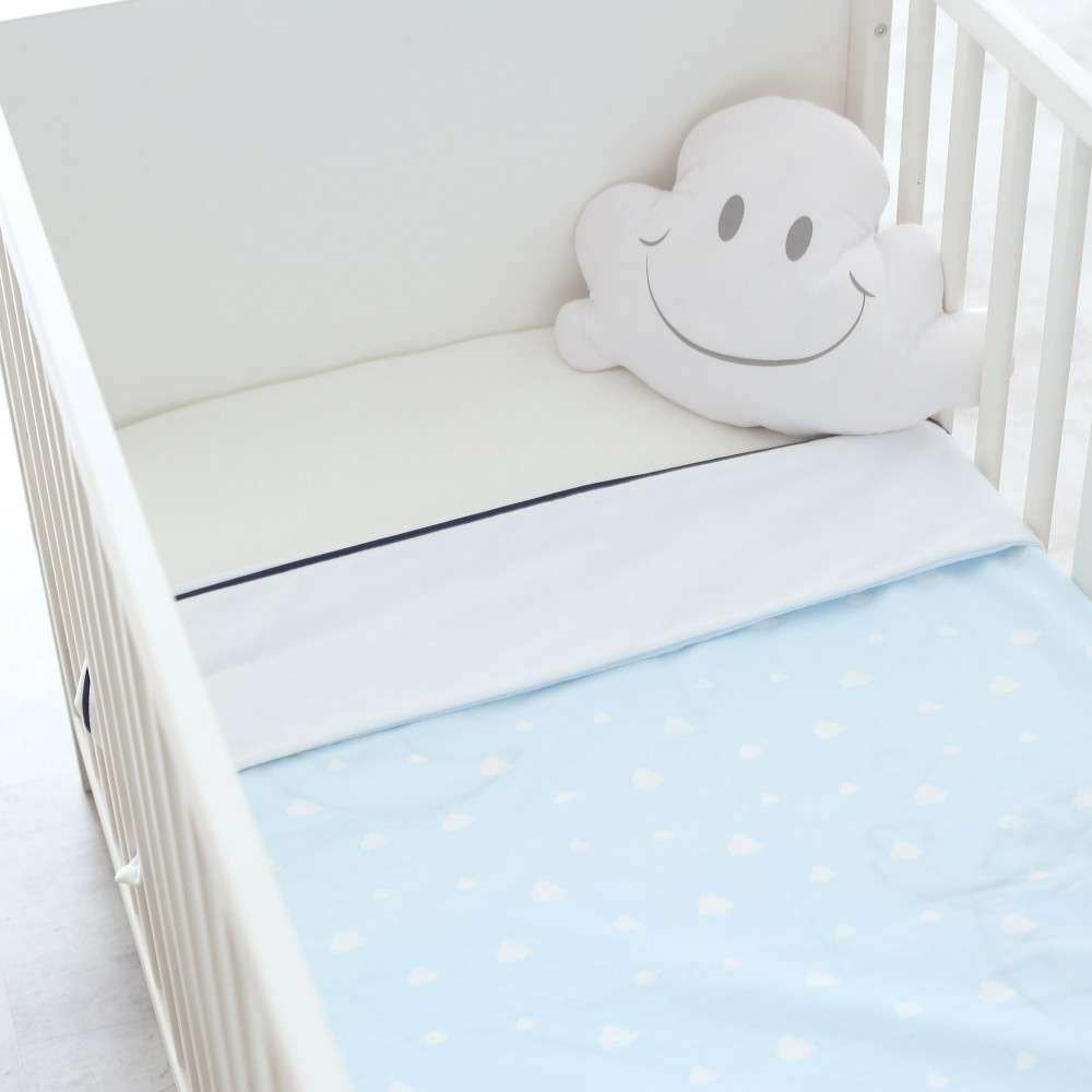 Housse De Couette Bebe En Coton Bleu Ciel Et Blanc En Soldes Kinousses Housse De Couette Bebe En Coton Bleu Ciel Et Blanc En Soldes Kinousses