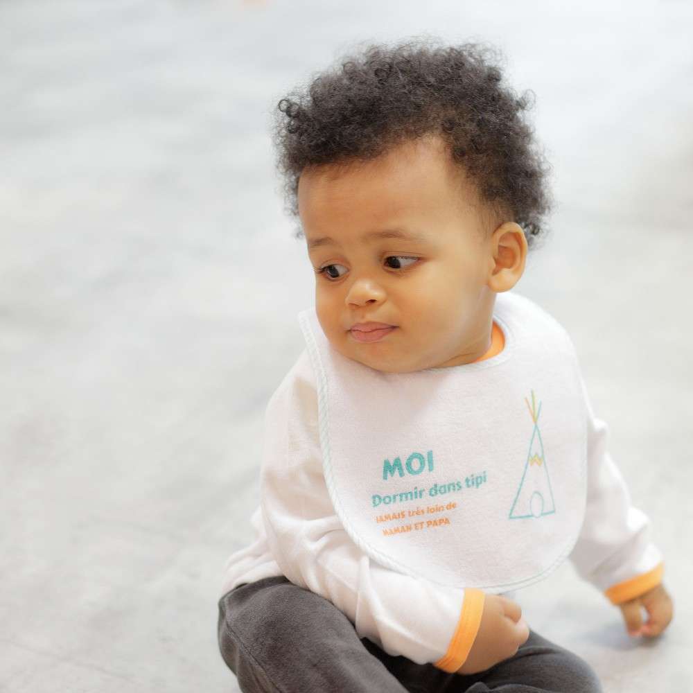 Baby Boy 4 18 Months Bibs With Velcro In Plastic Terry Cloth