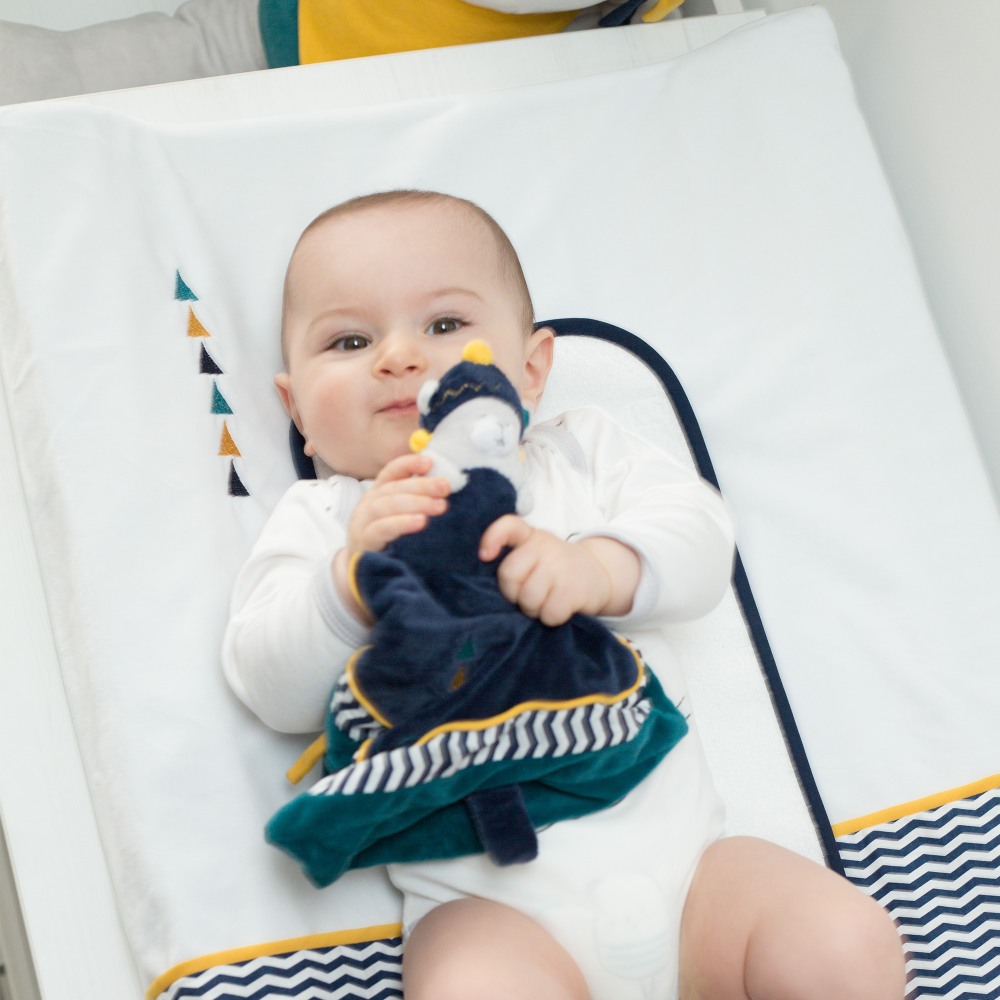Doudou Plat Bleu Marine En Velours Pour Bebe Garcon Doudou Plat Bleu Marine En Velours Pour Bebe Garcon