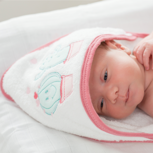 Sortie De Bain Bebe Fille Cactus Amoureux