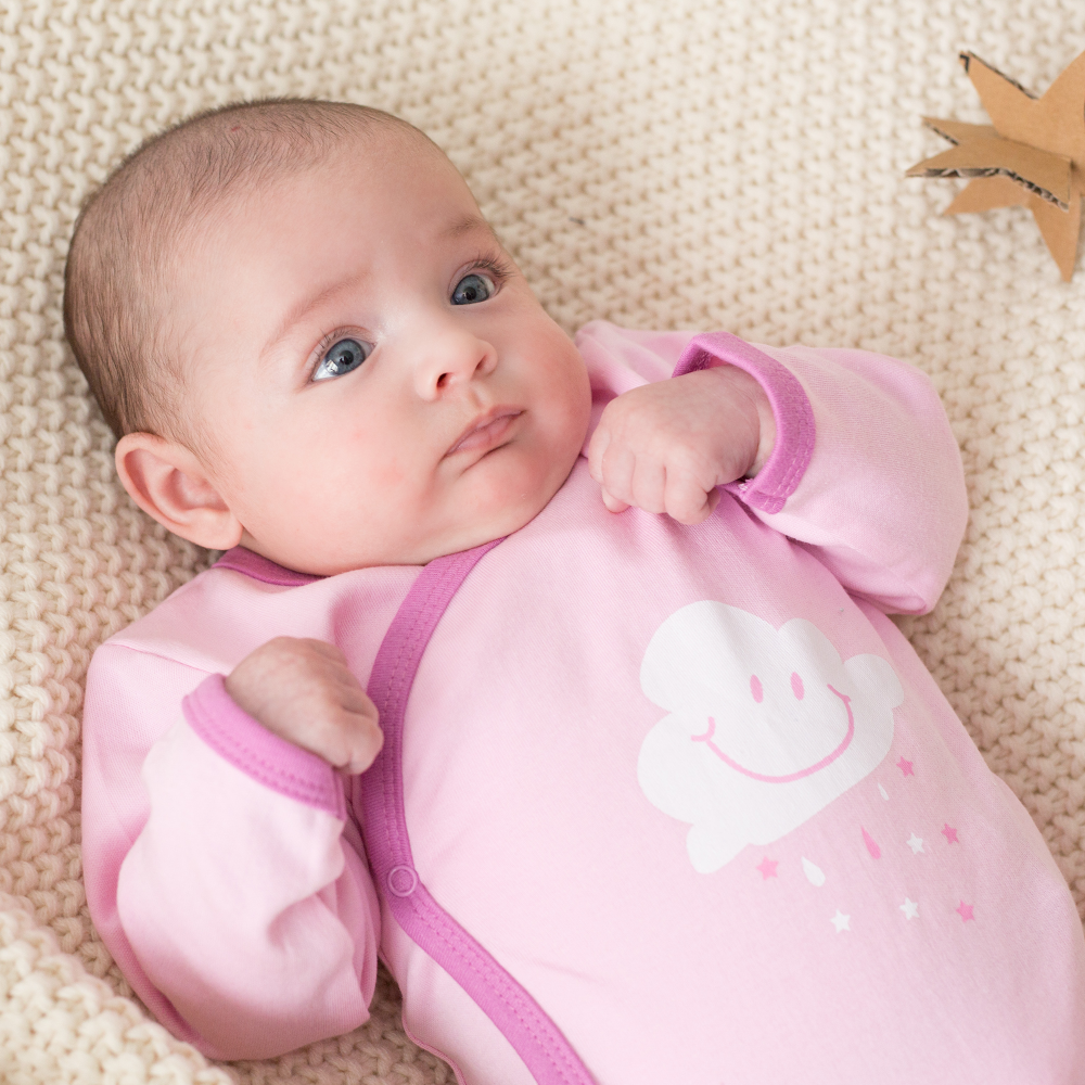 Ensemble De Deux Bodies Nuage Rose Et Blanc Trois Kilos Sept Ensemble De Deux Bodies Nuage Rose Et Blanc Trois Kilos Sept