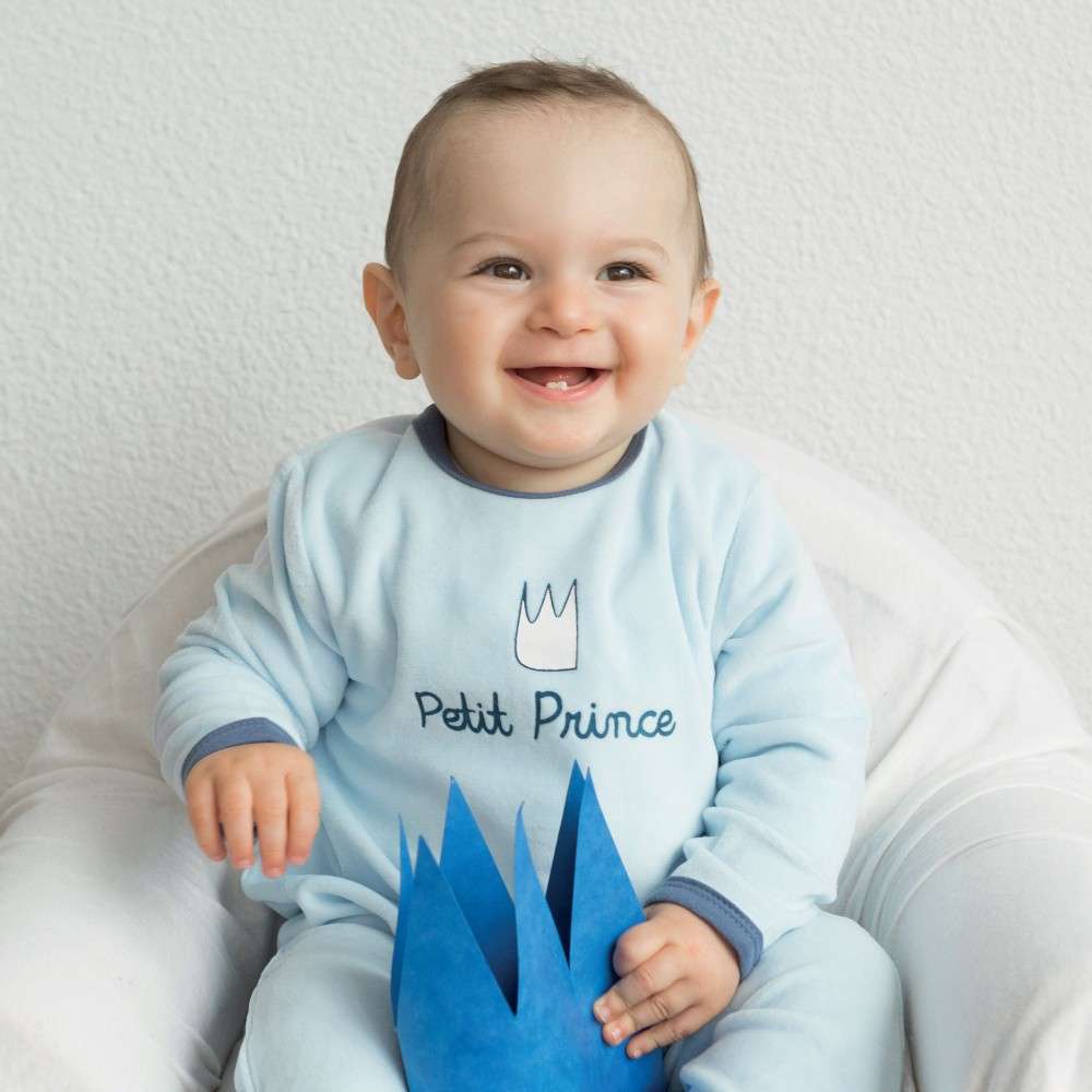 Dors Bien En Velours Garcon Brode Petit Prince A Ouverture Dos Dors Bien En Velours Garcon Brode Petit Prince A Ouverture Dos