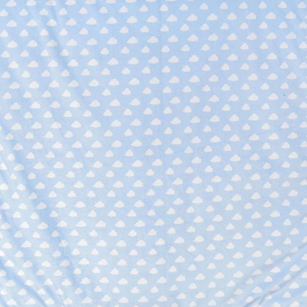 100x100 Cm Blue And White Soft Velvet Playpen Mat 100x100 Cm Blue And White Soft Velvet Playpen Mat