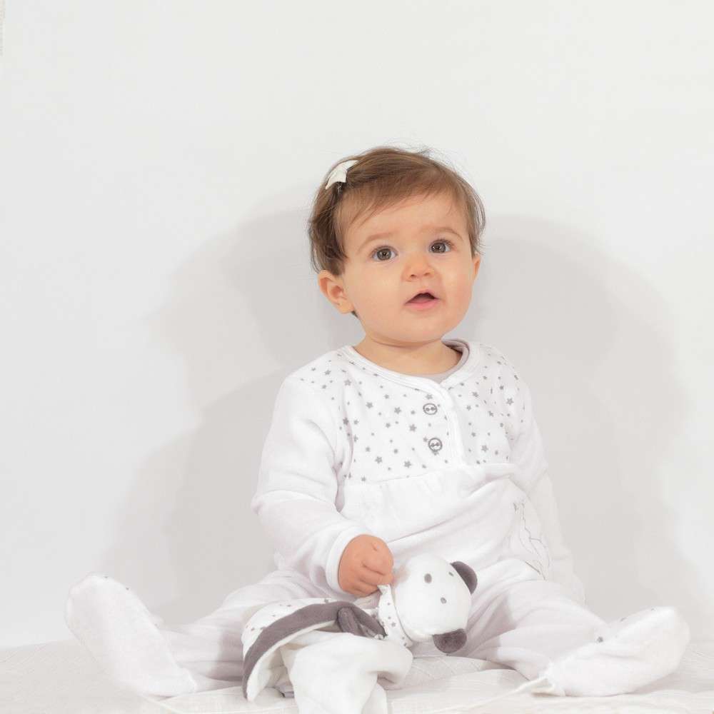 Pyjama velours bébé fille - Licorne - Kinousses